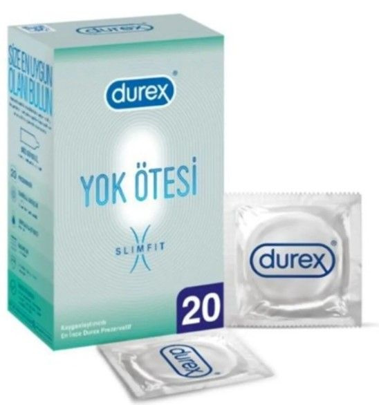 Презервативы Durex Invisible Slim Fit ультратонкие для максимальной ...