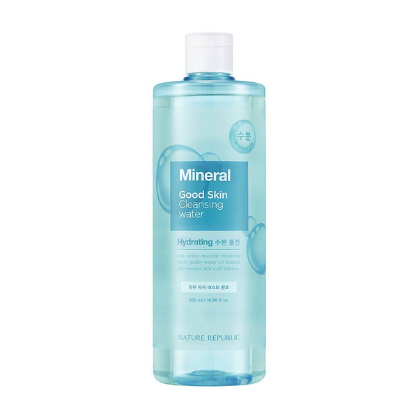 NATURE REPUBLIC Очищающая вода для лица с минералами Mineral Goog Skin ...