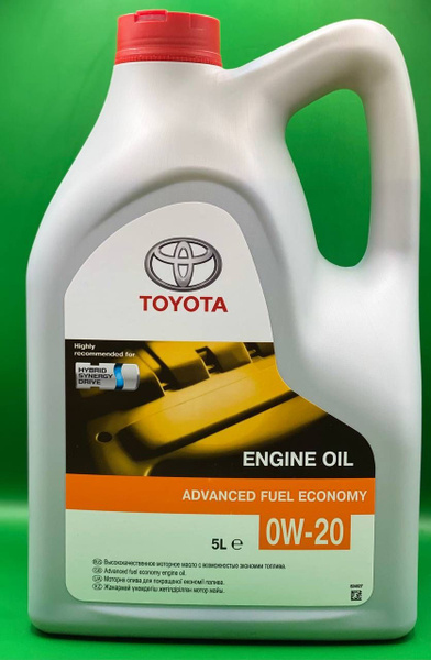 Масло моторное Toyota 0W-20 Синтетическое - купить в интернет-магазине ...