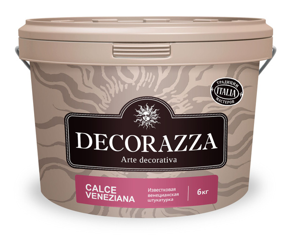 Декоративная штукатурка Decorazza, 6 кг - купить по доступной цене в ...