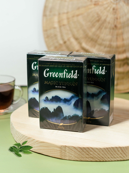 Чай чёрный Greenfield Magic Yunnan 3 шт. по 100 гр. (12/26) №5 - купить ...
