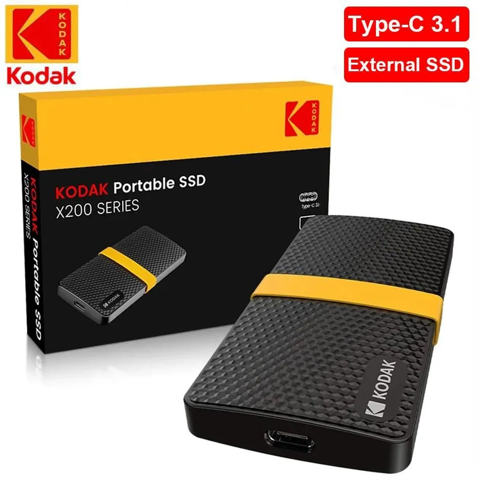 Внешний SSD-диск Kodak X200, 2 ТБ - купить по выгодной цене в интернет ...
