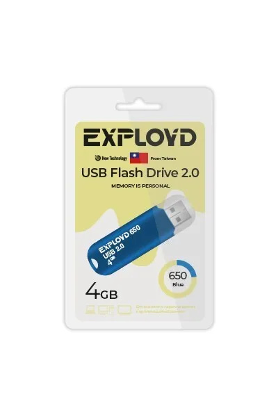 USB-флеш-накопитель Exployd 650 4 ГБ - купить по выгодной цене в ...