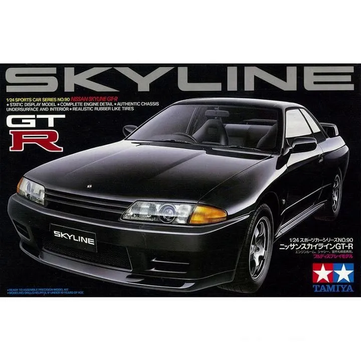 Сборная модель Машинка Tamiya 24090 1/24 Nissan Skyline GT-R with engine internal structure car model kit