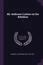 Mr. Ambrose's Letters on the Rebellion. 1 - John Pendleton Kennedy