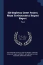 500 Boylston Street Project, Mepa Environmental Impact Report. Final - Inc Gerald D. Hines Interests, Metcalf & Eddy