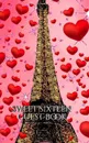Sweet sixteen glitter    paris  eiffel tower red hearts themed  blank guest book - sir Michael Huhn