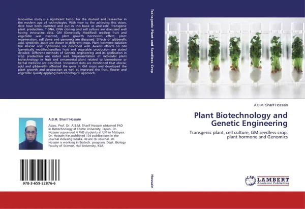 Обложка книги Plant Biotechnology and Genetic Engineering, A.B.M. Sharif Hossain