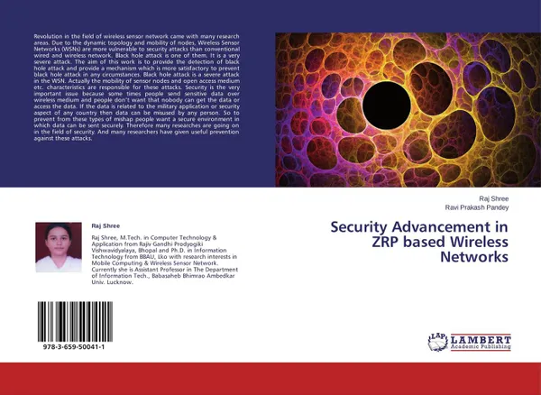 Обложка книги Security Advancement in ZRP based Wireless Networks, Raj Shree and Ravi Prakash Pandey