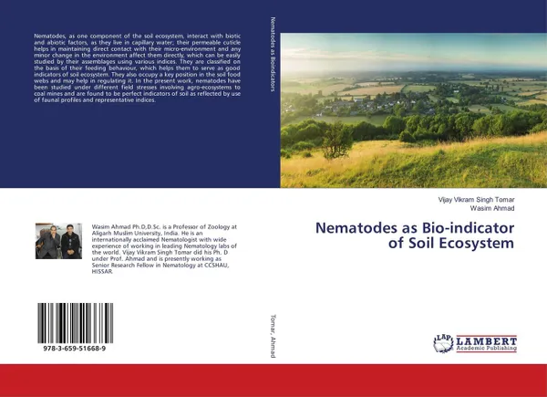 Обложка книги Nematodes as Bio-indicator of Soil Ecosystem, Vijay Vikram Singh Tomar and Wasim Ahmad