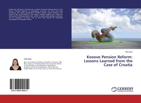 Обложка книги Kosovo Pension Reform: Lessons Learned from the Case of Croatia, Yllka Bina