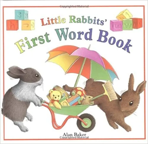 Обложка книги Little Rabbits' First Word Book, Alan Baker