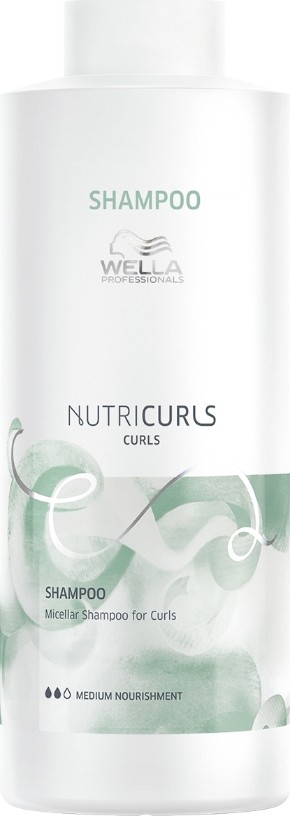 фото Мицеллярный шампунь для кудрявых волос Wella Professionals Nutricurls Micellar Shampoo for Curls, 1 л