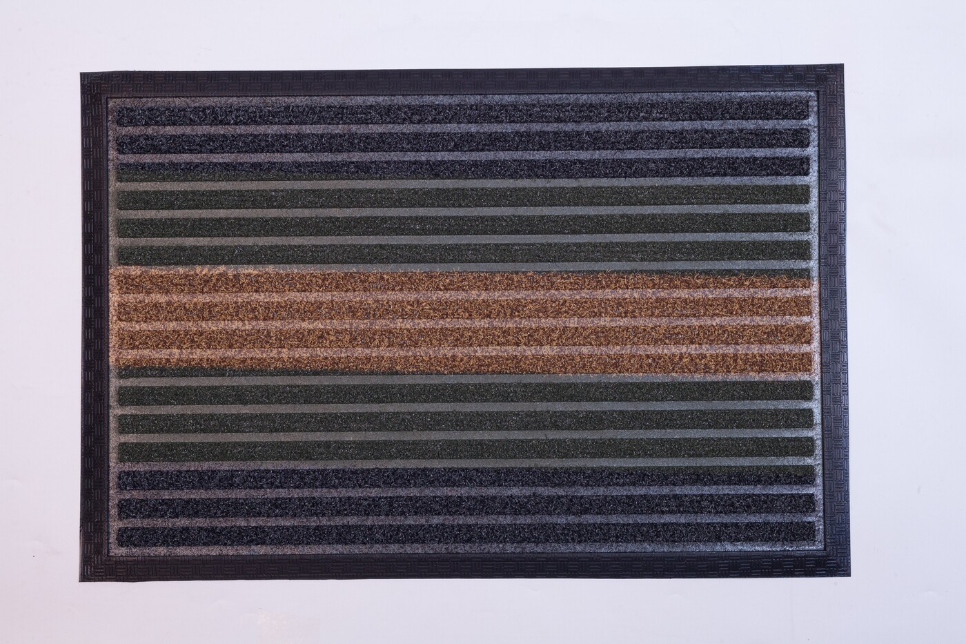фото Придверный грязезащитный ворсистый коврик с резиновым кантом Pastel