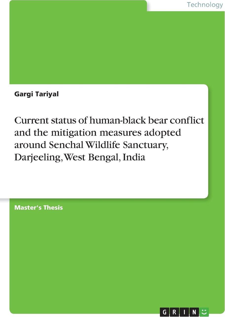 фото Current status of human-black bear conflict and the mitigation measures adopted around Senchal Wildlife Sanctuary, Darjeeling, West Bengal, India