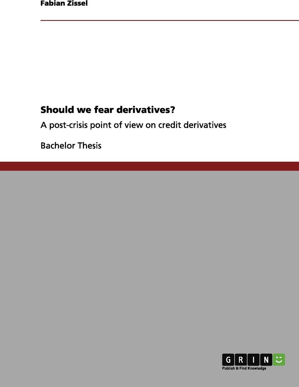фото Should we fear derivatives?