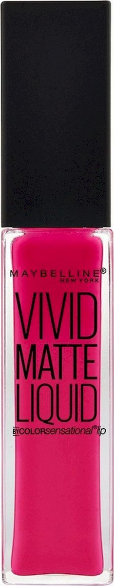 фото Maybelline New York Жидкая Матовая Губная Помада "Vivid Matte", оттенок 30 , Завораживающая фуксия, 7,7 мл