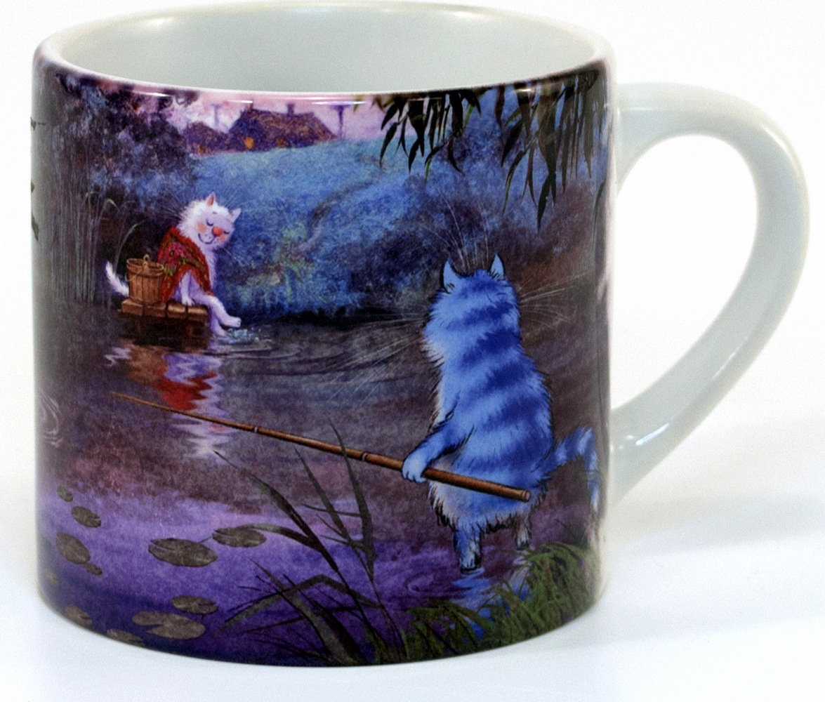 фото Чашка кофейная "На речке, на речке, на том бережочке..." Дивный дом
