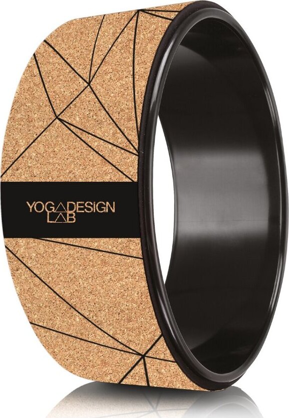 фото Кольцо для йоги Wheels Geo Black (cork) Yoga design lab