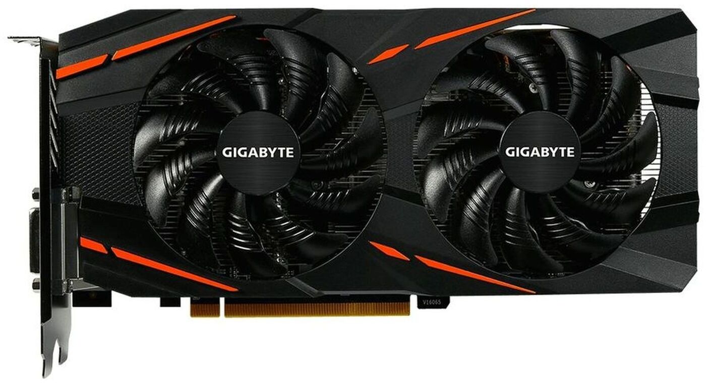 фото Видеокарта Gigabyte RX 570 Gaming 4G, PCI Express, 4GB, GDDR5, 256bit, DVI+HDMI+3xDP (GV-RX570GAMING-4GD)