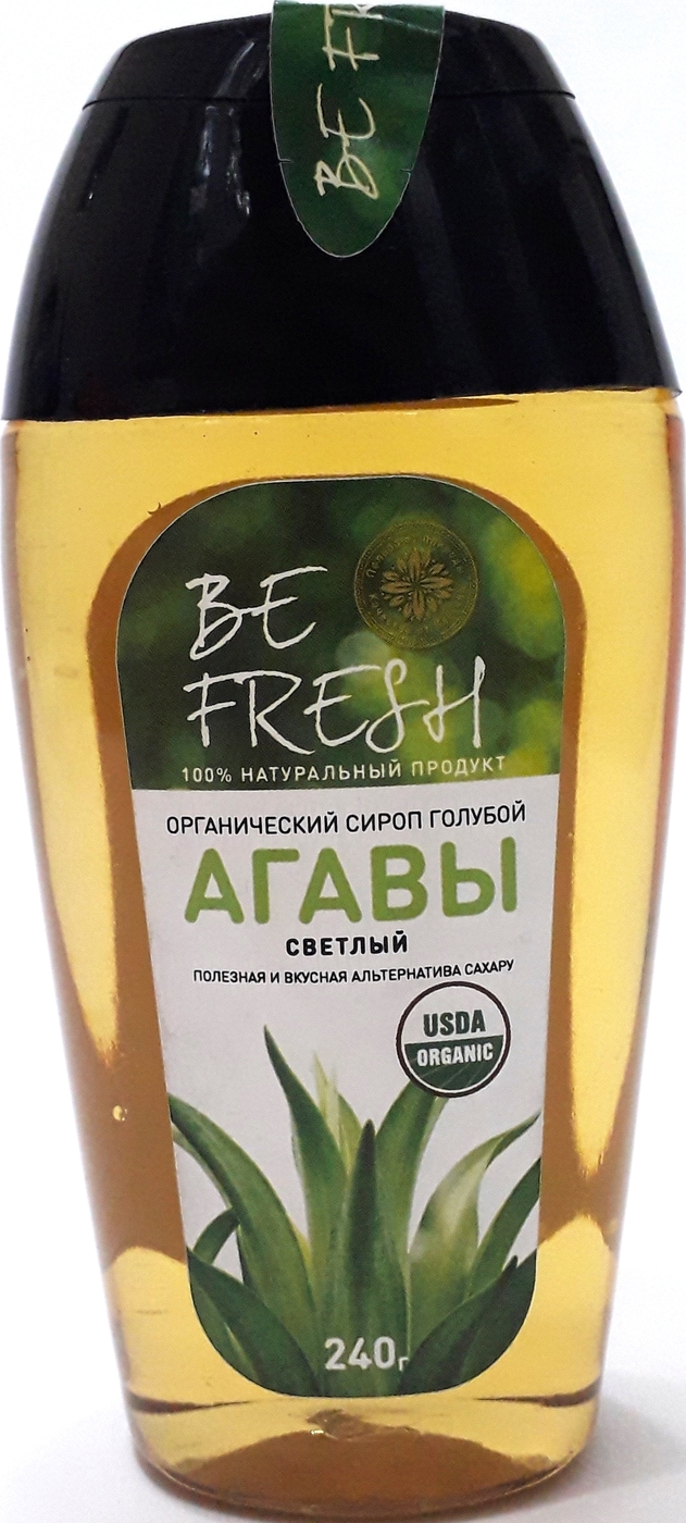 Сироп голубой агавы BeFresh светлый 240 г — купить в интернет-магазине ...