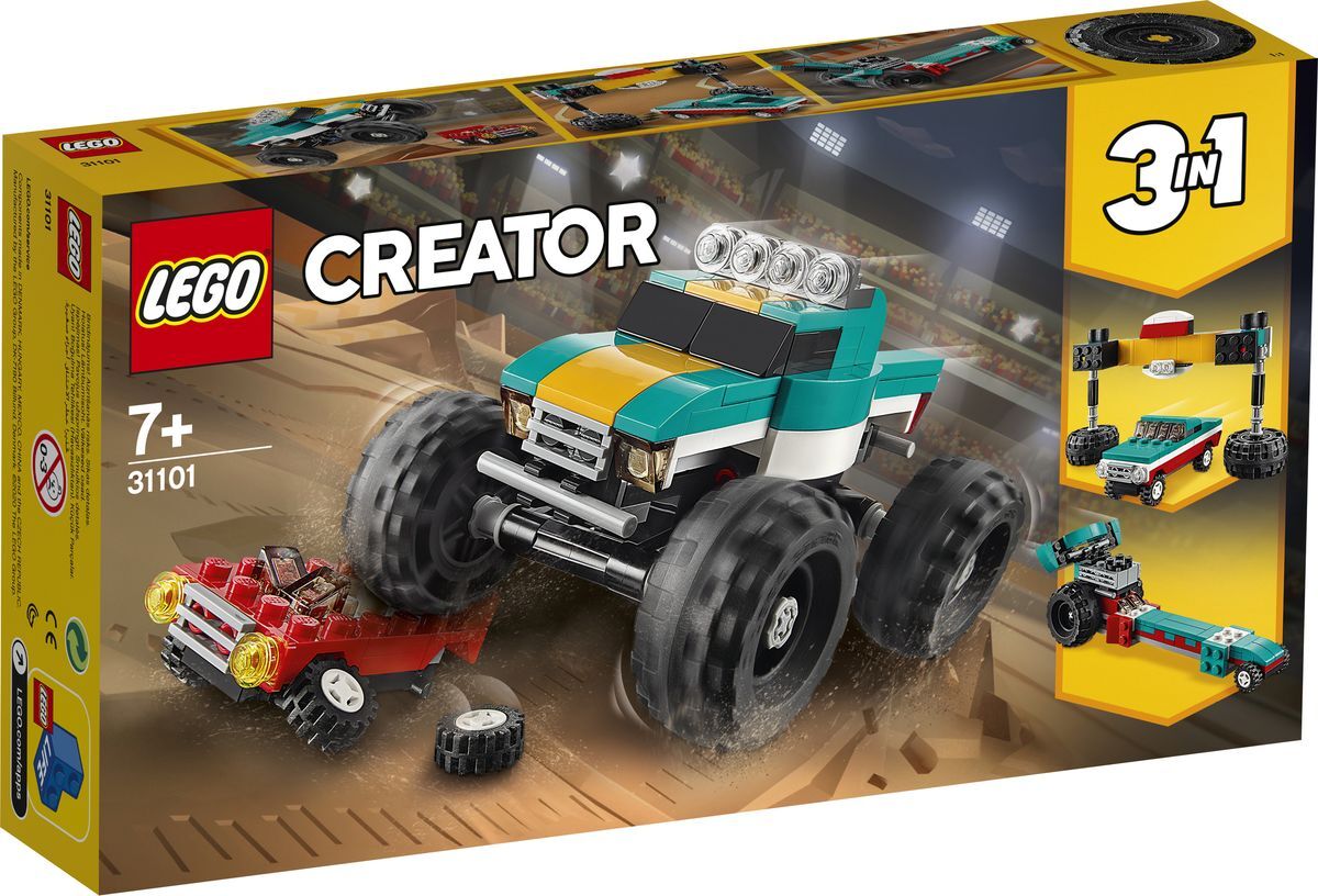 Lego creator 3 in 1 monster truck on sale