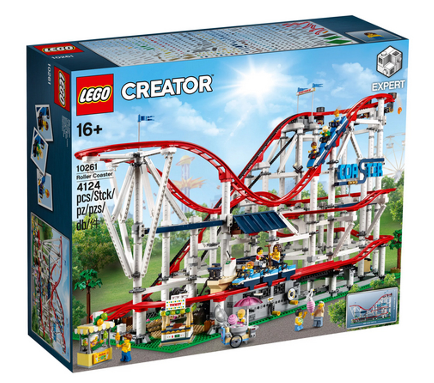 Конструктор LEGO Creator 10261 Американские горки - купить с доставкой по  выгодным ценам в интернет-магазине OZON (275236428)