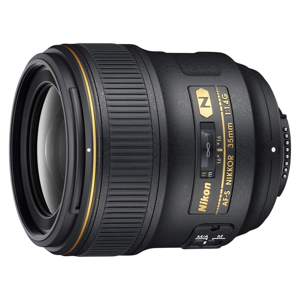 Nikon single focus lens AF-S NIKKOR 35mm f / 1.4G full size corresponding