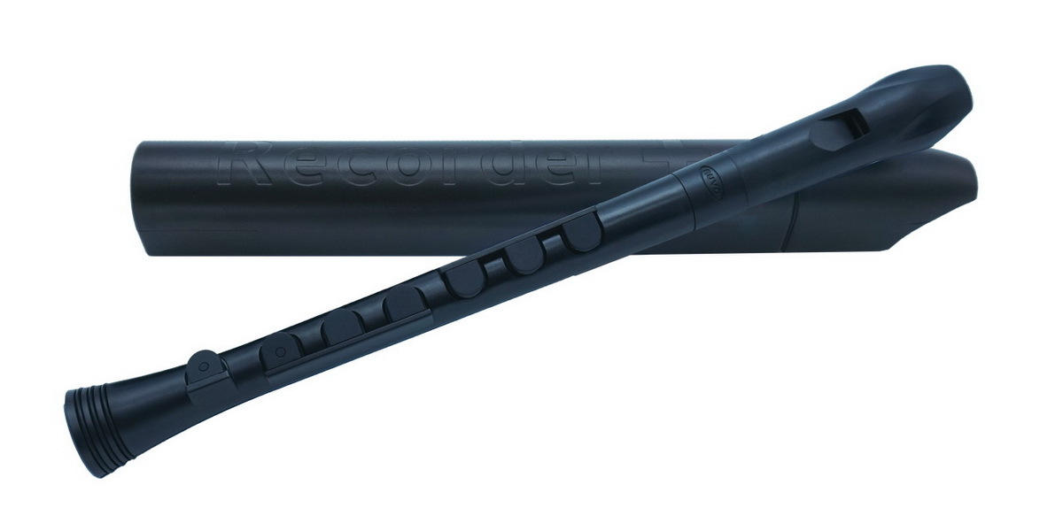 NUVO Recorder+ Black/Black with hard case блок-флейта сопрано, строй - С, барочная система, накладка на клапана, материал - купить на OZON по низкой цене (173312232)