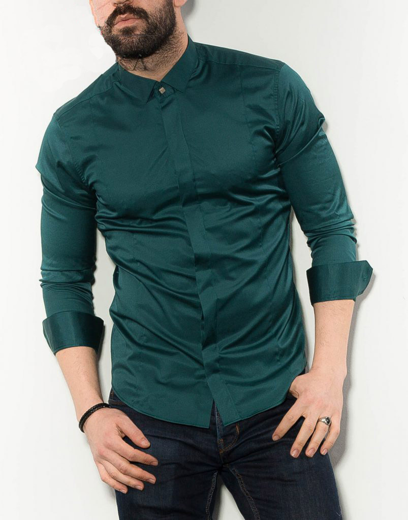 Imperiya New line рубашка мужская зеленая