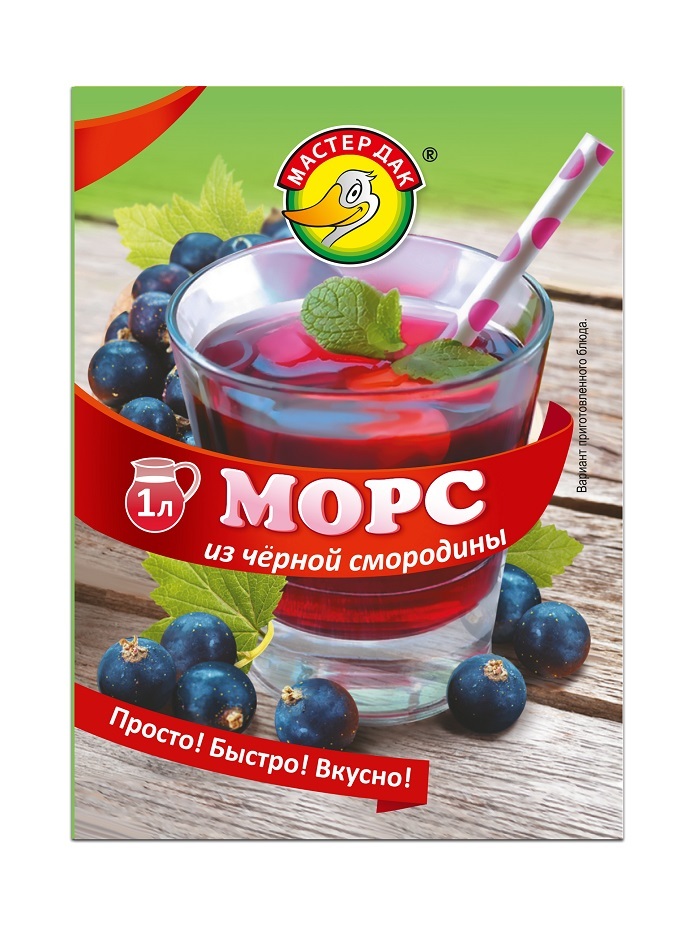Мастер Дак, Морс из чёрной смородины 100 г по 4 шт — купить в интернет ...