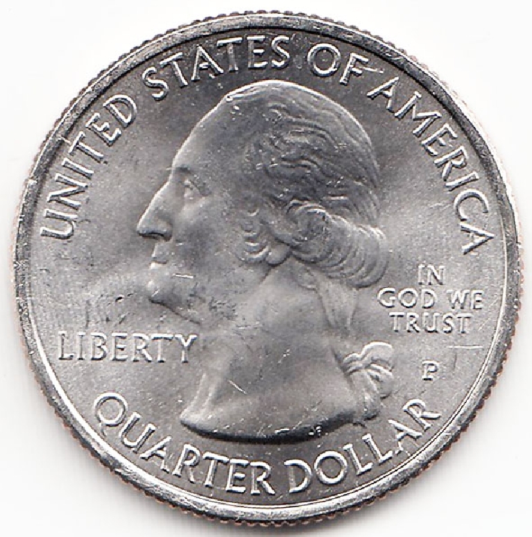 P coin. Монета Quarter Dollar.