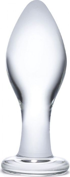 Стеклянный анальный фаллоимитатор Glas Calisto Clear Glass Dildo, бесцветный, до 18 см GLAS-78 - Glas - Анальные стимуляторы - Купить