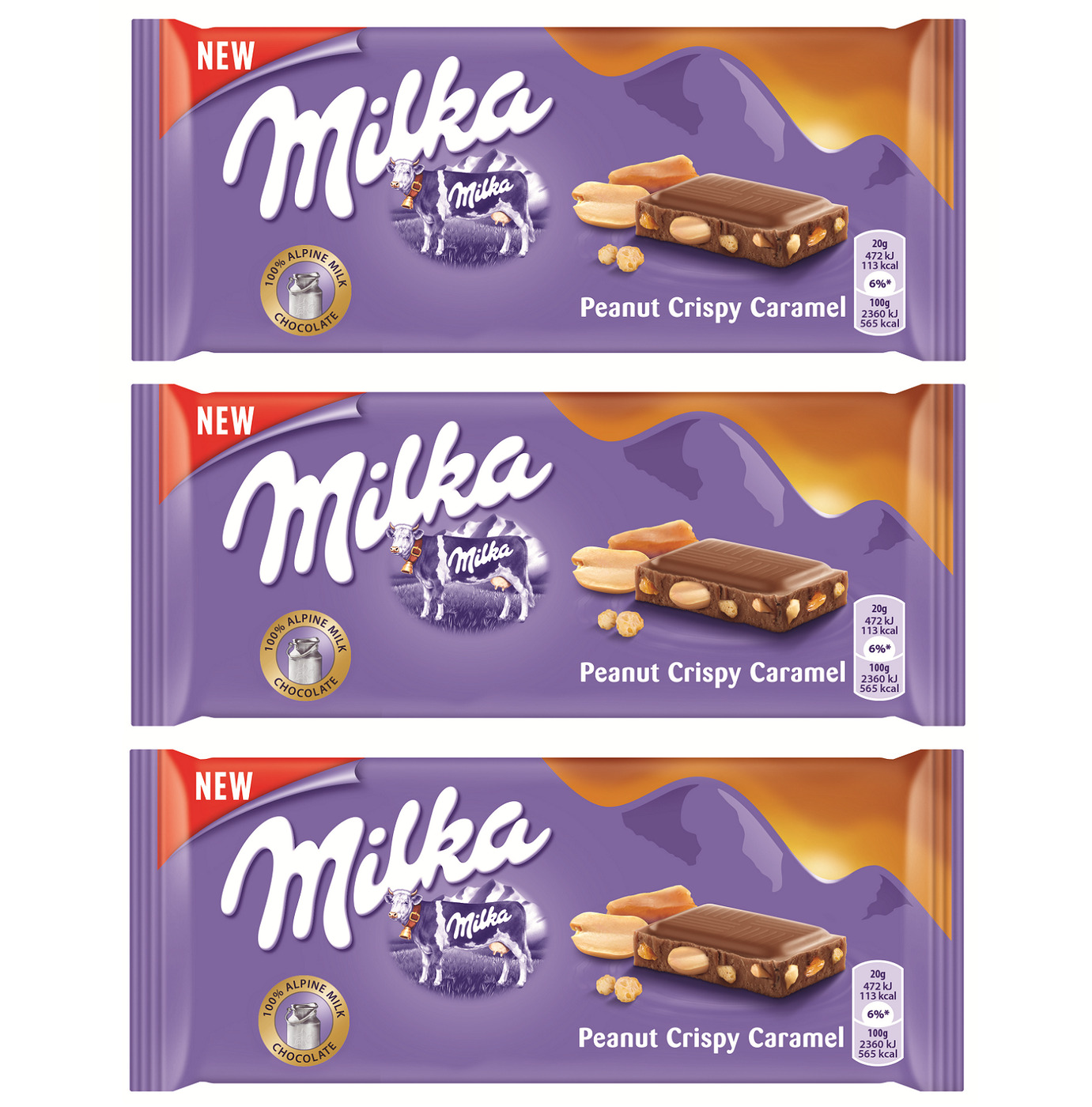 Milka Peanut Caramel шоколадка