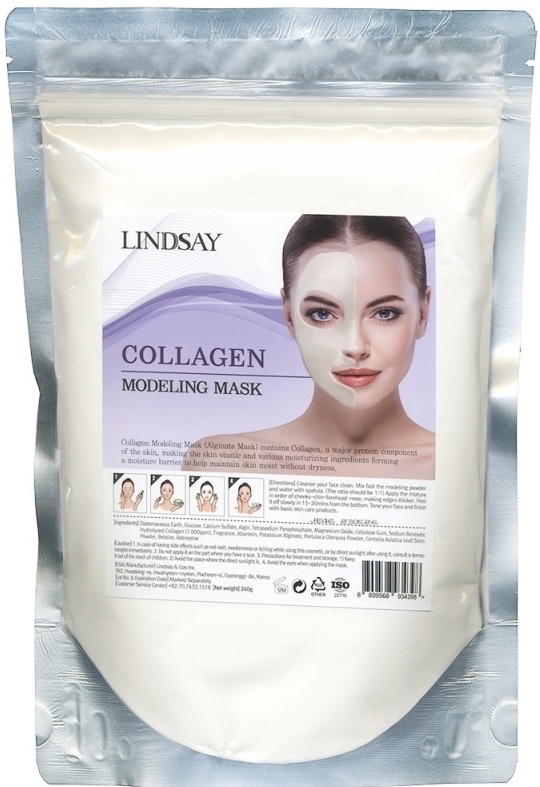 Lindsay Альгинатная маска с коллагеном Collagen Modeling Mask 240 гр ...