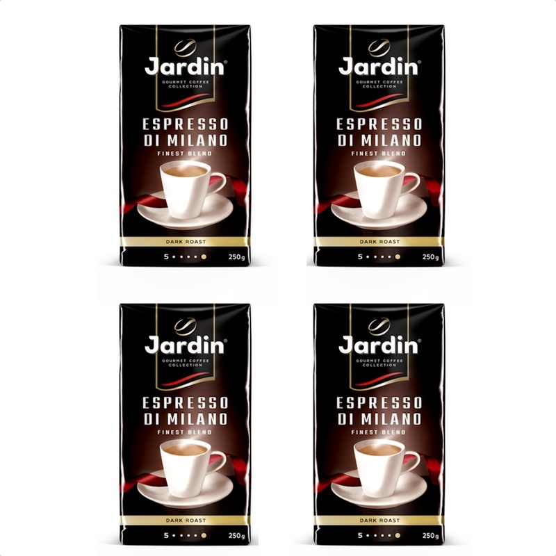 Молотый кофе Jardin Espresso di Milano, 250 гр х 4 шт — купить в ...