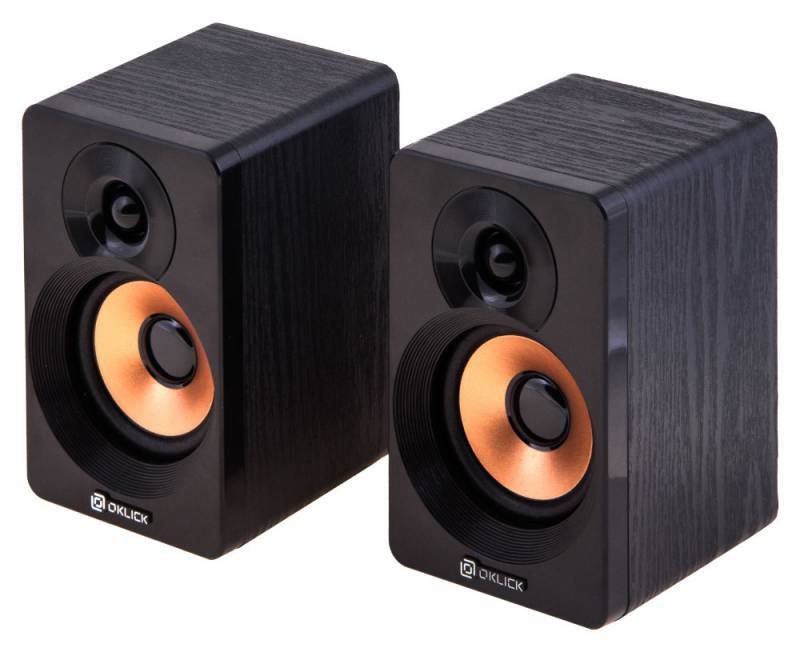 Колонки Oklick OK-171 2.0 черный 6Вт — купить в интернет-магазине OZON ...
