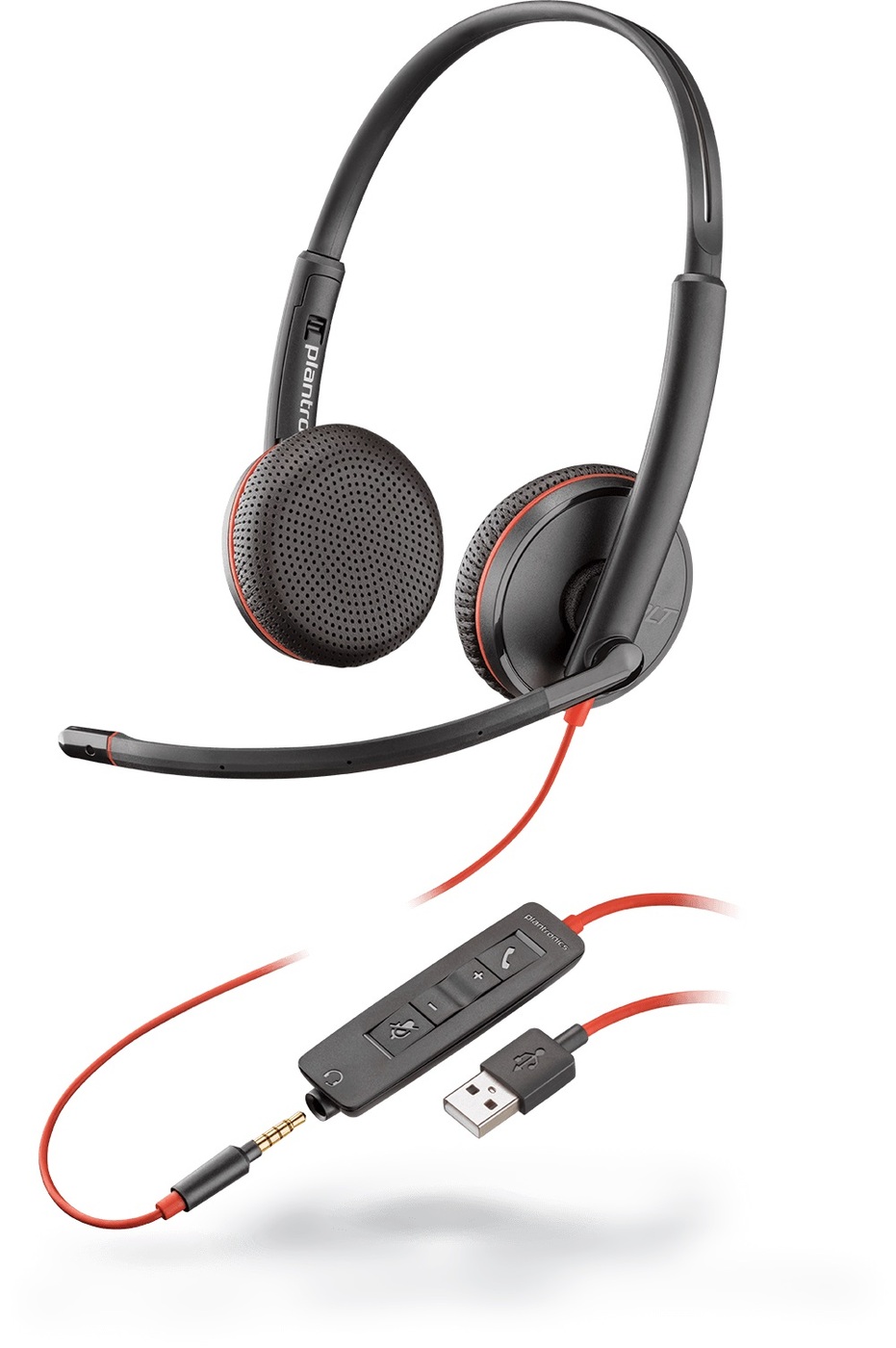 Наушники Накладные Plantronics Blackwire C3225-A - купить по доступным  ценам в интернет-магазине OZON (215510593)