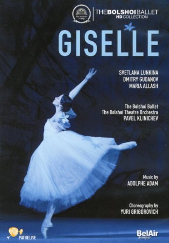 ADAM Adolphe: Giselle. Lunkina, Gudanov, Allash, u.a, Bolshoi Ballet, Orchester, Pavel Klinichev. 1 DVD