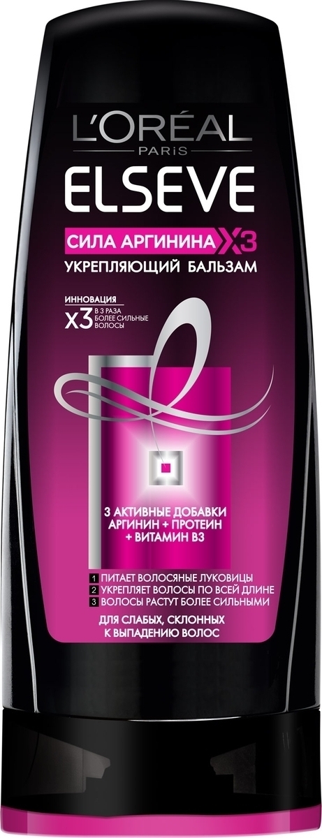 L'Oreal Paris Elseve Бальзам "Эльсев, Сила Аргинина x3", укрепляющий ...