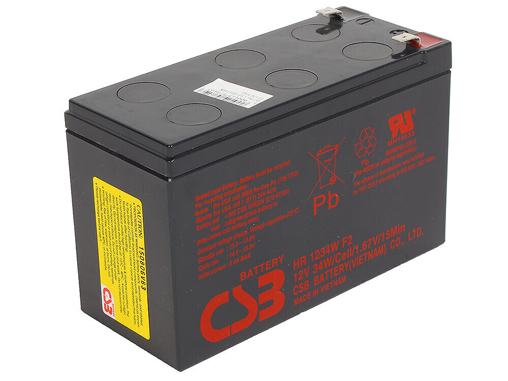  батарея CSB HR1234W F2 12В, 9Ач —  в интернет .