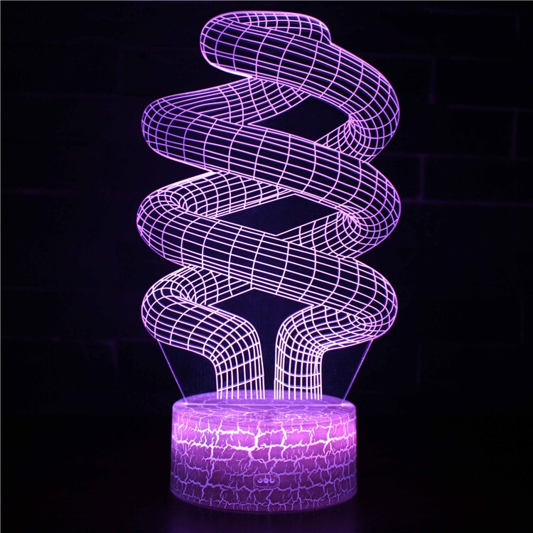 Светильник бесконечность. Настольная лампа бесконечность. Creative 3d Illusion Lamp. 3d Illusion led Lamp Baby vector.