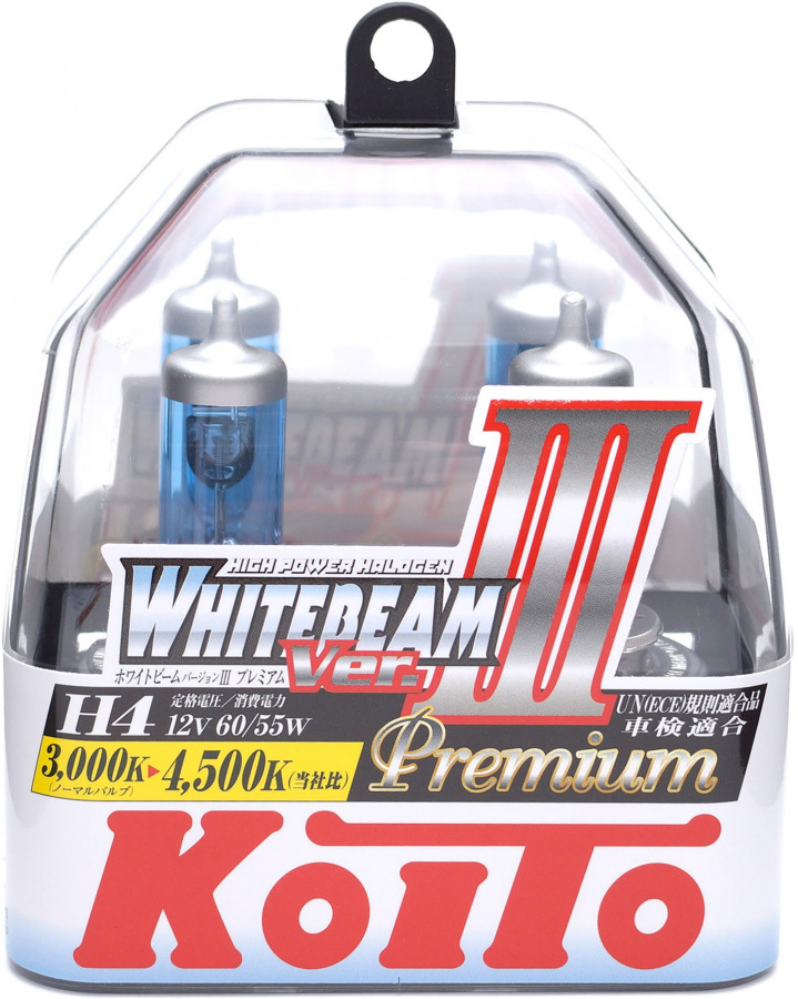 Лампа высокотемпературная  Whitebeam Premium H4 12V 60/55W (135 .