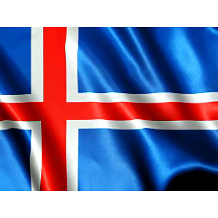 Флаг исландии на