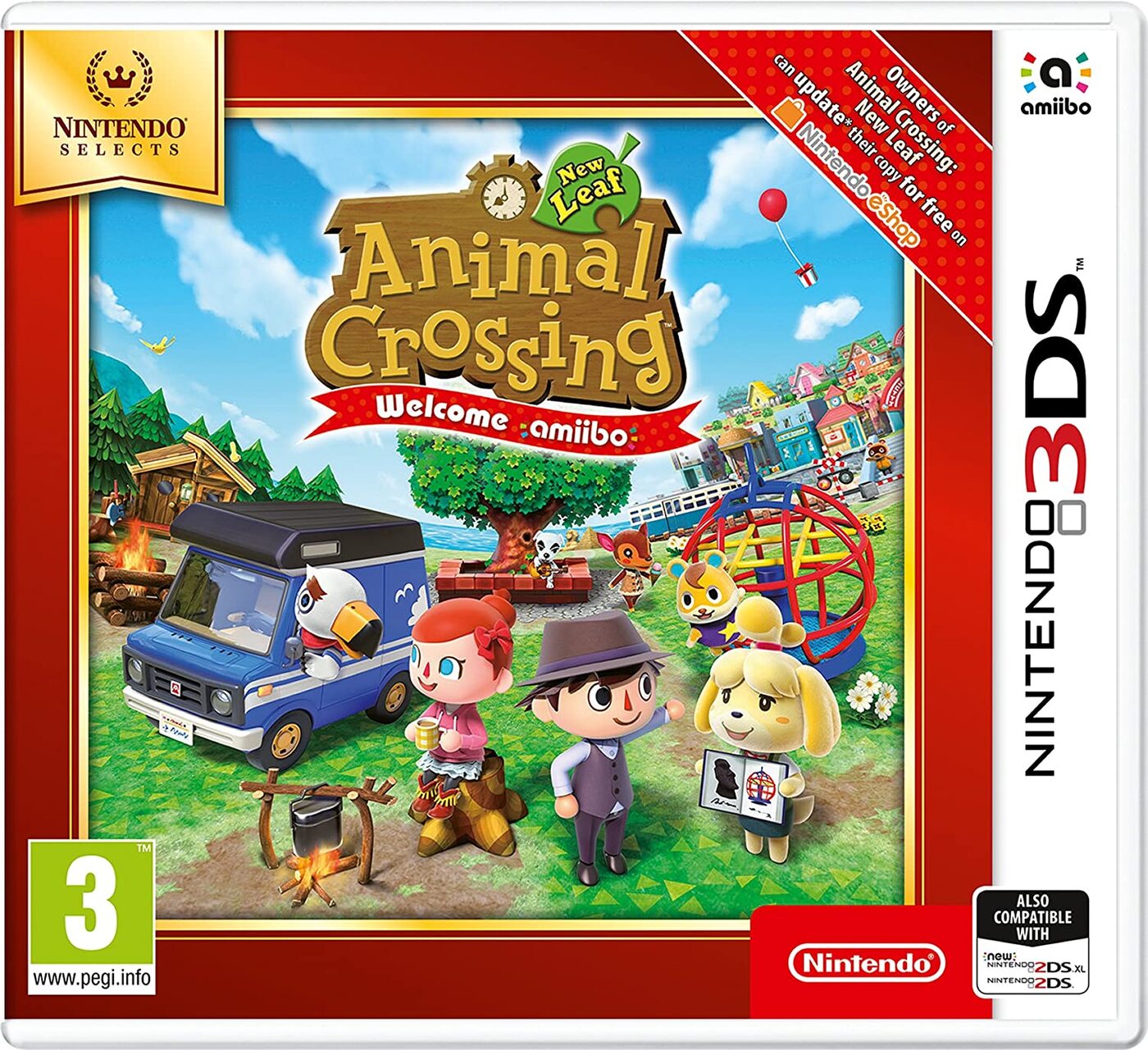 Игра Animal Crossing: New Leaf - Welcome amiibo для Nintendo 3DS