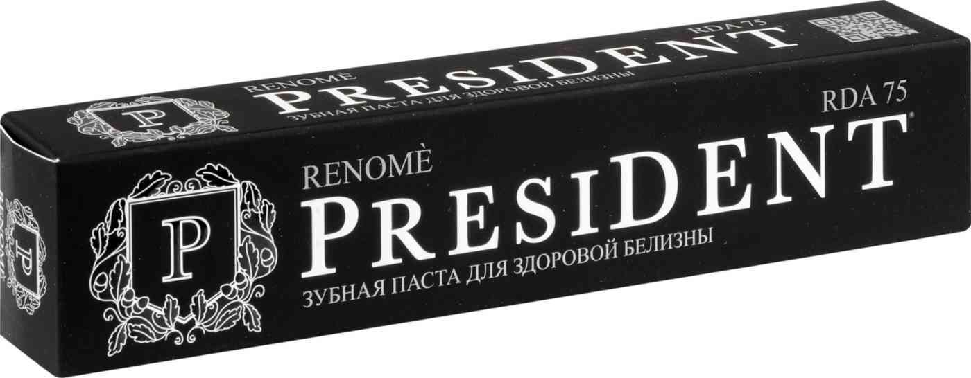 President renome. Зубная паста President Renome 75. Зубная паста 75мл President Classic.