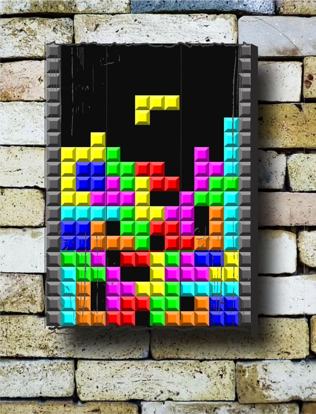 Картина на досках "Пиксельные игры Атари. Сега. Тетрис" - купить по низкой цене в интернет-магазине OZON (261211937)
