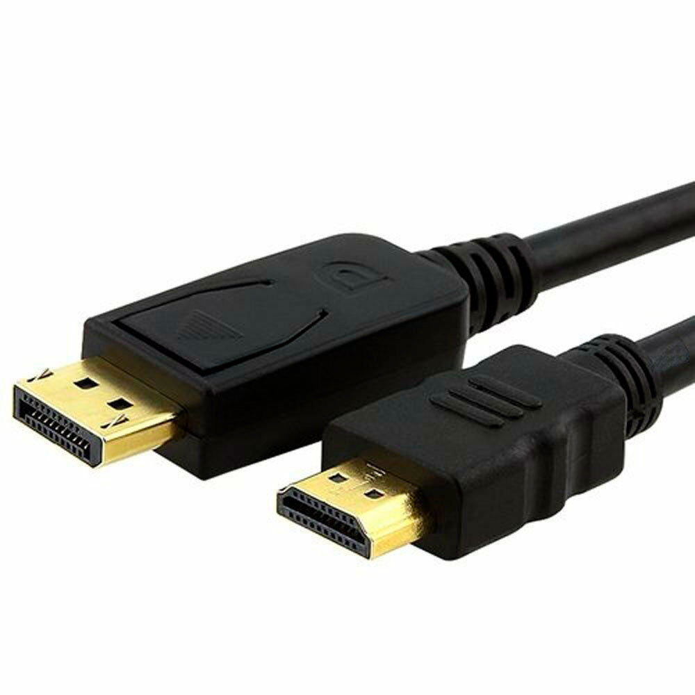 КабельDP(M)-HDMI(M)1.8mчерный/проводDisplayPort-HDMI