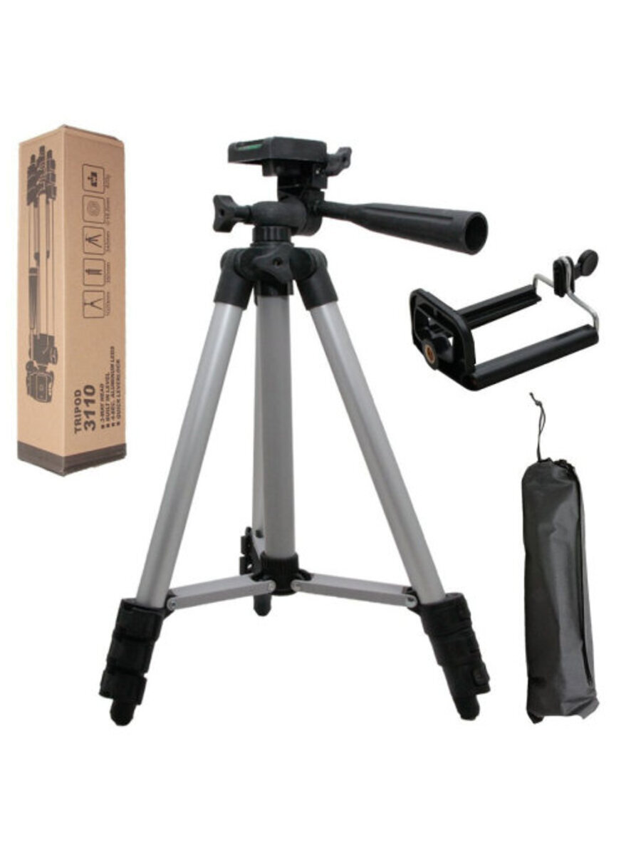 Штатив для камеры и телефона Tripod 3110 высота 1.02 м