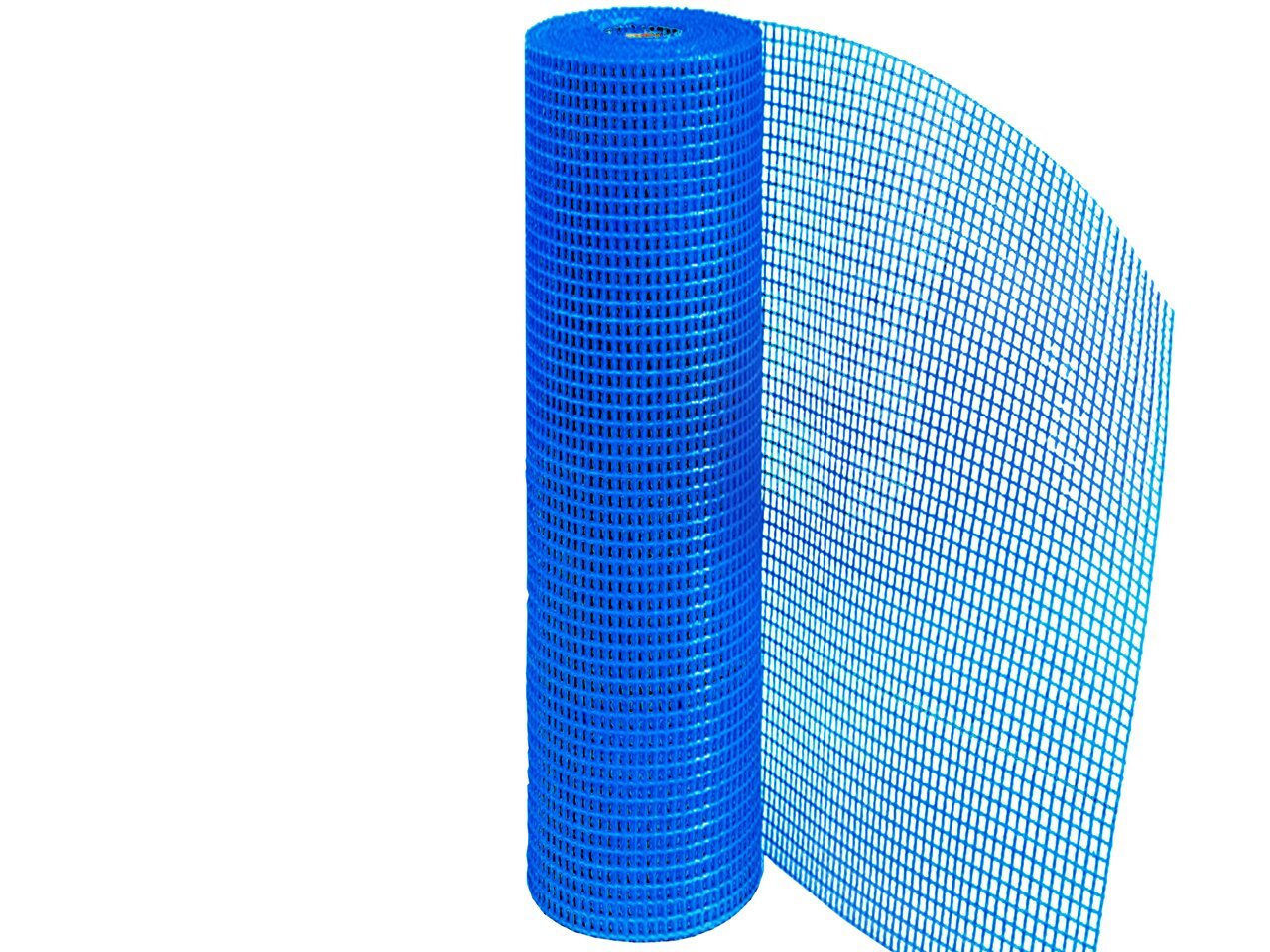 Сетка штукатурная фасадная (5*5) 1*50м синяя  по доступной цене в .